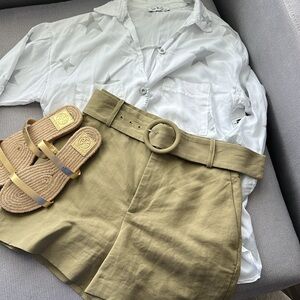 Zara blended line high waist short